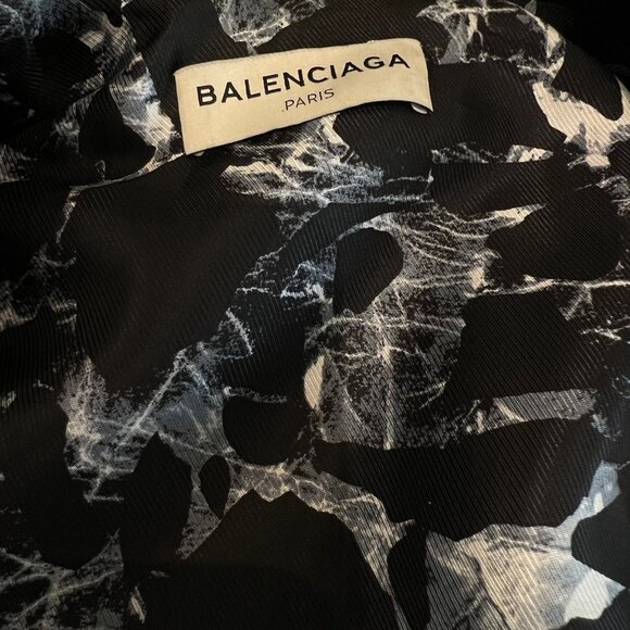 Balenciaga Women’s Classic Leather Biker Jacket - Picture 8 of 13